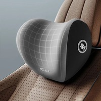 Appui-tête/Support Lombaire de Voiture Oreiller de Cou Coussin Lombaire Dossier de Siège Conducteur Coussin de Voiture Soutien Lombaire de Conduite Soutien de la Taille