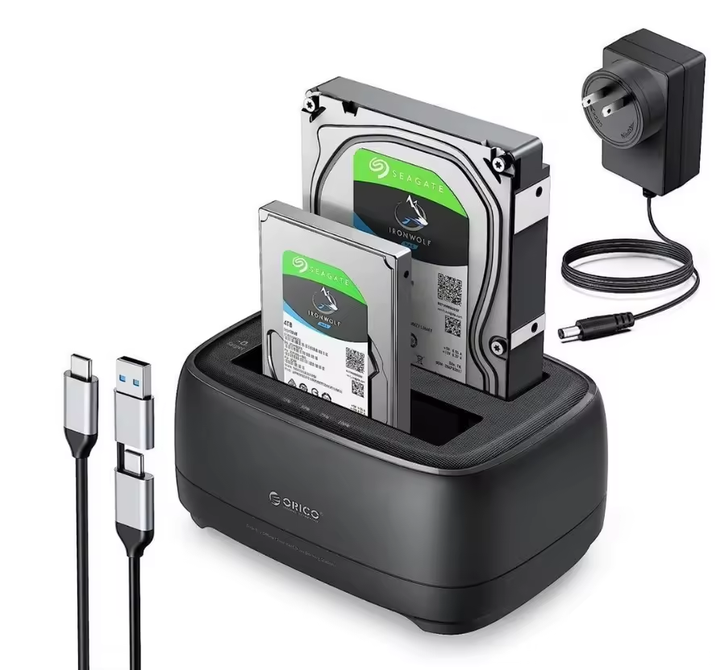 ORICO 6228US3 C BK Dual (ORICO SATA SSD/HDD to USB Gen Type-C RGB