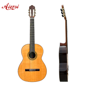 <span class=keywords><strong>Guitare</strong></span> <span class=keywords><strong>classique</strong></span> artisanale de style Hauser de haute qualité en cèdre massif de Chine Aiersi pour les amateurs de musique - Product Image 4