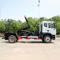 Camion à benne basculante DONGFENG 4x2, volume du conteneur de 10 m3, moteur diesel Cummins 170 CV, Euro 3, camion de collecte des déchets