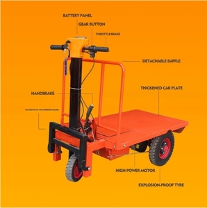 Warehouse Agricultural <b>Trolley</b> Mini Manual Pallet Portable Carrying Material Flat FT240511001 Flat <b>Trolley</b> FT240511001 - Product Image 6
