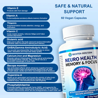 Best-seller - Complément alimentaire pour le soutien du cerveau - Capsules cognitives - Capsules de phosphatidylsérine