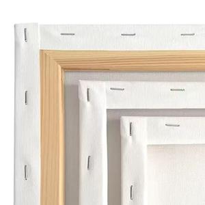 2026 Hot Sale Professional Fine Art Supplies Custom Size100% Pure Cotton Blank <b>Framed</b> Stretched <b>Canvas</b> for Oil Acrylic Painting - Product Image 6