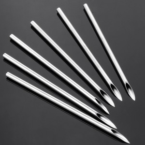 Aiguille de perçage creuse en acier inoxydable pour bricolage Bijoux de corps à la mode pour anneau de ventre et anneau de sourcil pour cadeau de mariage et fiançailles - Product Image 4