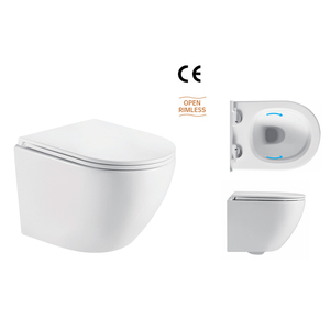 Cuvette de toilette suspendue articles sanitaires P piège lavage mur <span class=keywords><strong>suspendu</strong></span> toilette <span class=keywords><strong>Wc</strong></span> <span class=keywords><strong>Suspendu</strong></span> Kit complet <span class=keywords><strong>suspendu</strong></span> toilette - Product Image 2