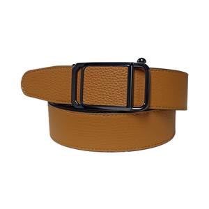 <span class=keywords><strong>Ceinture</strong></span> en cuir de vache véritable décontractée pour affaires personnalisable avec boucle <span class=keywords><strong>automatique</strong></span> en alliage, style tendance, logo personnalisable - Product Image 4