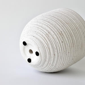 Ensemble de pots de fleurs en céramique nordique moderne, simple, respirant, durable, haut de gamme, de luxe léger, avec plateau, pour orchidées Phalaenopsis vertes de bureau - Product Image 3