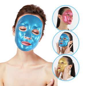 Oem Odm ไฮโดรเจลแผ่นให้ความชุ่มชื้นสำหรับใบหน้า,มาสก์บำรุงผิวปกป้องผิวจากวีแกนทางการแพทย์คอลลาเจนให้ความชุ่มชื้นบางสีฟ้า - Product Image 1