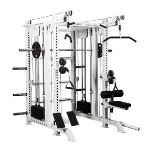China Supply Smith Equipo de fitness comercial multifuncional Estante de entrenamiento multifunción - Product Image 1