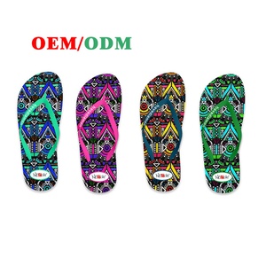 รองเท้าแตะแฟชั่นผู้หญิงแบบมีสายคาดส้น  ลายโบฮีเมียนน่ารัก  ทำจากโฟม PE รีไซเคิลได้  รองเท้าชายหาด  รับทำโลโก้ตามสั่ง Nicecin - Product Image 2