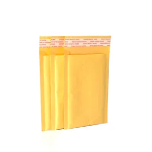 Colore personalizzato compostabili trasporto libero poly bubble mailer borse compostabili buste bolliti maile con stampa variopinta 6x9 pollici