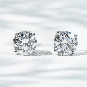 Starsgem Lab Diamond Basket <b>Earrings</b> 0.1ct 0.3ct 0.5ct 1.1ct Non Certified Diamond 10K Solid Gold Stud <b>Earring</b> - Product Image 4