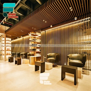 Tủ Salon Tóc Thiết Kế Tiên Tiến Gương Làm Đẹp Theo Yêu Cầu Với Đèn Nhiều Màu Để Trưng Bày - Product Image 3