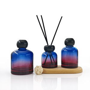 Rỗng 100Ml Chai Mới Màu Xanh Vòng Vai Thủy Tinh <span class=keywords><strong>Reed</strong></span> Khuếch Tán Chai Với Vít Bóng Cap - Product Image 6