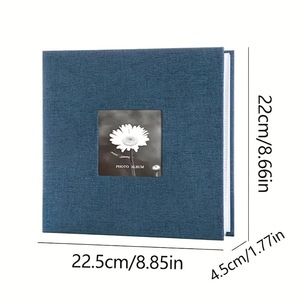 <span class=keywords><strong>Album</strong></span> Fotografico di Alta Qualità in Lino con Copertina Rigida 4R/6 Pollici, 50 Pagine, Contiene da <span class=keywords><strong>200</strong></span> a 300 <span class=keywords><strong>Foto</strong></span> - Product Image 2