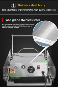 Nouvelle machine électrique multifonctionnelle pour la <span class=keywords><strong>cuisson</strong></span> des pains à <span class=keywords><strong>hamburger</strong></span> et le barbecue, prix usine, pour restaurants <span class=keywords><strong>de</strong></span> restauration rapide - Product Image 2