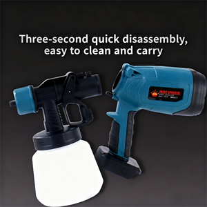 Pistola de Pulverización Eléctrica de Mano de 60 Hz a Precio Económico, 900 ml, 200 W de Potencia, Pulverizador de Pintura Portátil sin Aire con Alta Presión - Product Image 3