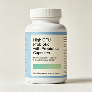 Pilules de probiotiques en gros, à conservation prolongée, soutien <span class=keywords><strong>naturel</strong></span> de l'intestin pour le soulagement et le bien-être immunitaire des adultes - Product Image 1
