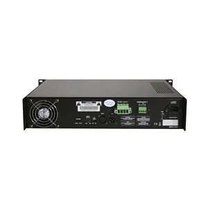 Amplificador e impulsionador de graves treble, 2 u rack 19 polegadas, 240 w, misturador de potência, para aplicação comercial e industrial