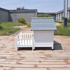 Chenil pour chien universel en bois massif de luxe pour l'extérieur, cage pour chien imperméable, villa, maison pour chien extra large, meubles - Product Image 4