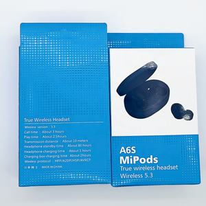 หูฟังไร้สาย A6S TWS กันน้ำ สำหรับเล่นกีฬาและเล่นเกมส์ หูฟังบลูทูธไร้สายแท้ รุ่น A6S - Product Image 5