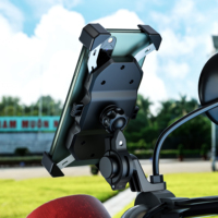 Support de téléphone pour moto Kewig personnalisé en ABS imperméable, support de téléphone pour vélo, accessoire pour moto, support de téléphone flexible pour vélo