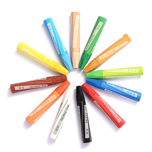 Crayons de dessin artistiques pour l'éducation, 12/18/24 couleurs, non toxiques, multicolores, ensemble de pastels à l'huile doux - Product Image 1