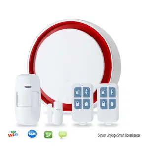 Alarma de seguridad inteligente para el hogar, sistema de alarma antirrobo, Wifi, aplicación Tuya, Gsm, buen precio