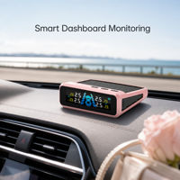 Système de surveillance de la pression des pneus sans fil TPMS S13 à capteur externe pour voiture de tourisme, rose pêche, marque distributeur