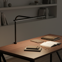 Lampe de bureau LED électrique en aluminium, portable, moderne, flexible, à col de cygne, réglable, 4 couleurs, simple, avec capteur de mouvement
