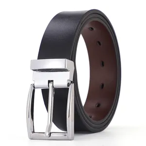 Factory Wholesale High-end Design Leisure Split Cow Leather Belts Man Belt Mens Luxury Belts for Man