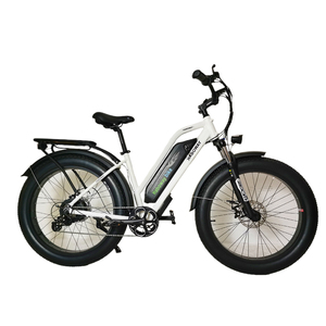 Vélo de montagne électrique 500W 48V 10.4Ah, cadre en alliage d'aluminium, pneus larges, batterie lithium, <span class=keywords><strong>moteur</strong></span> à moyeu avant, 7 vitesses, autonomie >60 km, 26 pouces - Product Image 1