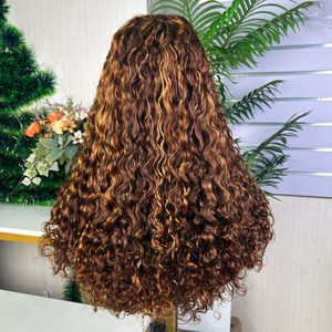 วิกผมลอนน้ำ SDD 5*5 คุณภาพสูงแบบ Super Double Drawn ผมแท้ 100% ความหนาแน่นเต็มสุด สี Piano - Product Image 4