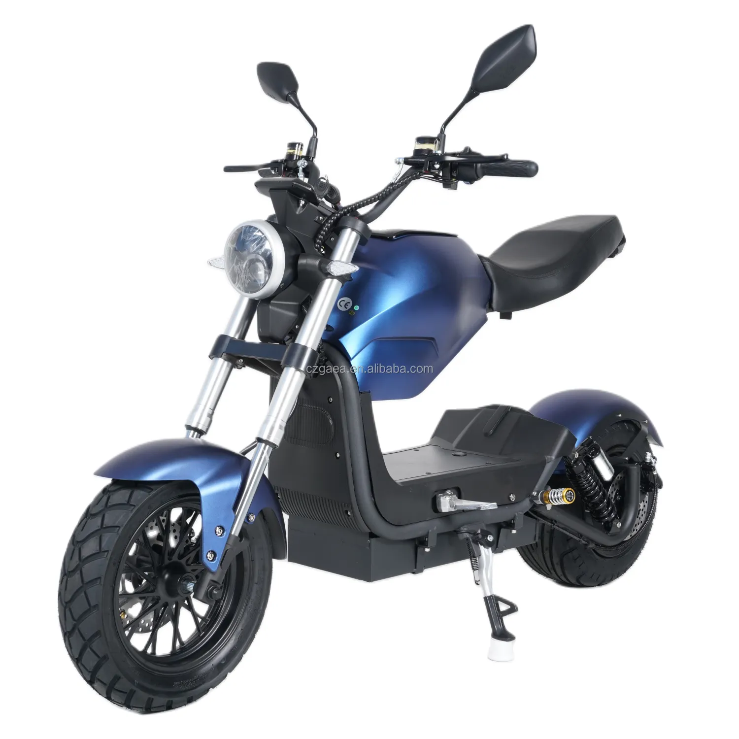GaeaCycle M11 Miku Max Electric Motorcycle Scooter 2000W 60V 30Ah 12" Fat Tire Street Legal