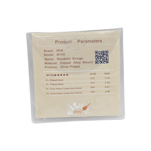 IRIN Mandala String M100 Bronze Enveloppé <span class=keywords><strong>Piano</strong></span> à Huit Cordes Ensemble de 8 Pièces - Product Image 6