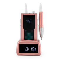 Kit de perceuse à ongles rechargeable professionnel 45 000 tr/min, précision de salon, acryliques, gels, ongles naturels, lime électrique réutilisable