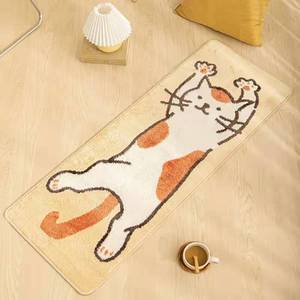 Alfombra de Piso con Diseño de Animal Extraterrestre de Dibujos Animados, Manta para el Lado de la Cama, Personalizable, Hecha en China, Agradable al Tacto y Cómoda - Product Image 4