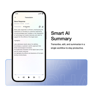 Công cụ ghi âm thời gian thực ai Gpt trợ lý ứng dụng tóm tắt thông minh âm thanh và hội nghị aibased ghi lại tóm tắt ai ghi âm cuộc họp - Product Image 6