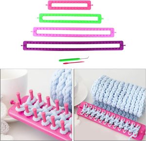 Thủ công Phụ kiện sáng tạo dệt Kit Crochet đan khung dệt Set cho Khăn Choàng Áo len chiếc khăn thêu vá - Product Image 1