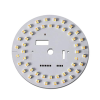 OEM ODM aluminium pcb 12v led ampoule circuit imprimé rond 3W 5W 9W 10W 12W 15W 20W SMD 2835 AC PCB LED module pour lumière par
