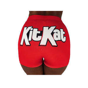 Short sexy taille 3XL, short rouge tendance pour femmes, short pour femmes avec un gros derrière - Product Image 4