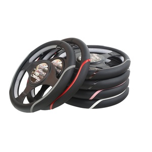 <span class=keywords><strong>Protector</strong></span> <span class=keywords><strong>de</strong></span> Volante <span class=keywords><strong>de</strong></span> Coche <span class=keywords><strong>de</strong></span> Lujo al por Mayor 2026, Universal <span class=keywords><strong>de</strong></span> 14.5-15 Pulgadas, Transpirable, <span class=keywords><strong>de</strong></span> Cuero Nappa - Product Image 5