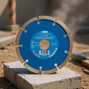 Disque diamanté segmenté ventilé Fervi 115 mm pour la découpe du béton - Product Image 3