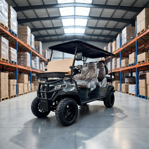Voiturette de golf électrique tout-terrain nouvelle conception, 5-6 places, 72V, freins à disque avant, certifiée CE, vitesse 30-50 km/h, autonomie 90 km, pneus 14 pouces - Product Image 5