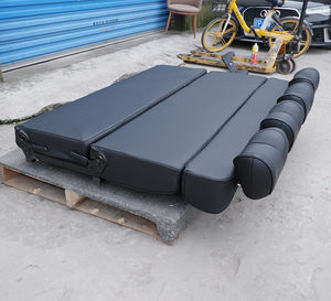 AutoLiuMa Lit de siège arrière <span class=keywords><strong>4</strong></span> places <span class=keywords><strong>en</strong></span> cuir PU, style confortable pour kits de conversion de fourgonnette de <span class=keywords><strong>camping</strong></span> Mercedes Sprinter - Product Image 3