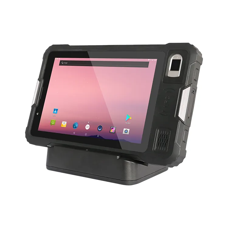 指紋78インチ3G4G無線LAN NFC Android産業用タブレットタッチスクリーンPC 1つのタブレットPC頑丈なタブレット