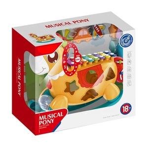 Đồ Chơi Âm Nhạc Ngựa Ngựa Ngựa Hát Có Khối Xylophone Em Bé Kèm Đèn Nhạc Piano Gõ - Product Image 2