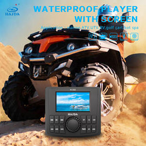 Waterproof Maverick X3 Motorcycle Stereo Mp5 Video Player BT H-332+4x6108 6.5'' 1000w 2prs PMPO <b>Tower</b> <b>Speakers</b> Black - Product Image 6