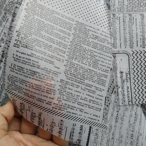 Envoltura de regalo de partitura musical de diseño creativo, papel de seda para envolver, papel tisú para embalaje de caja de correo - Product Image 1