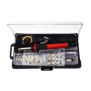 <span class=keywords><strong>Profesional</strong></span> 25 W <span class=keywords><strong>profesional</strong></span> adultos DIY pirograbado madera quema arte Kit conjunto y herramientas de soldador - Product Image 4